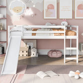 Bellemave® Twin Size Loft Bed with Slide - Bellemave